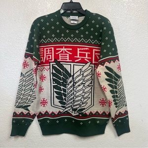 Attack On Titans The Final Season Scout Regiment Christmas Holiday Sweater